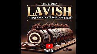 We Created the Most Lavish Triple Chocolate Roll Cake Ever!