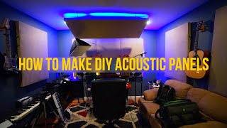 How To Make Cheap DIY Acoustic Panels (Sound Absorbers)!