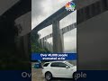 China Rains : Bridge Overflows With Water After Heavy Rain In Mianyang, China | #shorts