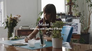 Make It: Lettering with Gemma O'Brien