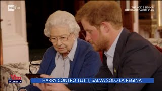 Harry contro tutti, salva solo la Regina - La Vita in diretta - 13/01/2023