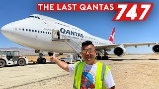 The Last Qantas Boeing 747 - An Emotional Farewell