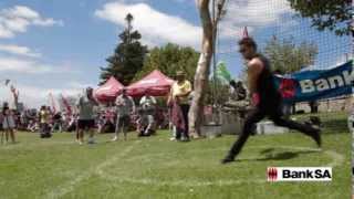 Tuna toss with Dan Ewing at Tunarama 2013