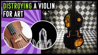 Destroying a Violin: Transforming it into Art with Dirty and Lit Techniques