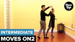 Reverse Inside Turn - Intermediate Salsa Moves On2 | TheDanceDojo.com