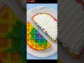 so amazing ❤️🧇🌈 rainbow 🌈 waffle 🧇 so amazing rainbow waffle cake