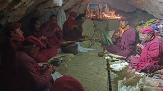 Gyalwa Gotsangpa cave offering (Tsog n sang) ceremony at Lukuk Korzok