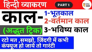 Part 1 -हिन्दी व्याकरण काल // काल को पहचानने की trick/hindi vyakran kal /hindi kal ko kese pahchane