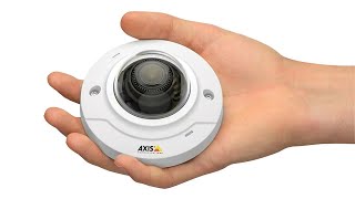 AXIS M3045-V 2.8mm 1080p Fixed Lens Indoor Mini Dome IP Security Camera W/ HDMI Spot Monitor Output