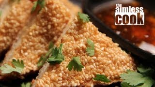 Sesame Shrimp Toast Recipe - Dim Sum Favourites