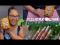 $1.25 ACRYLIC NAIL HACK FROM DOLLAR TREE | LASTS 3 WEEKS | **NOT CLICK BAIT**