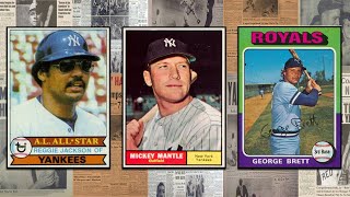 TOP 25 Highest Selling Vintage Baseball Cards! January 12th - January 19th 2025