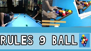 Peraturan Bola 9 di Billiard  ( RULES 9 BALL )