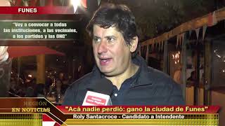 FUNES ROLY SANTACROCE FUE EL MÁS VOTADO