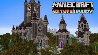 Minecraft 1.16 EPIC Base Build | Gothic Cathedral Timelapse