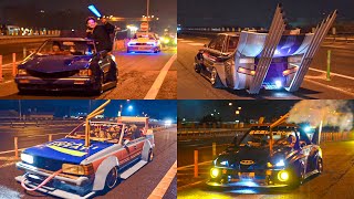 【コールしながら合流ダッシュ！！】街道レーサー 箱乗り