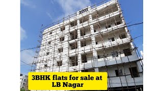 3BHk flats for sale at Sahara estate Near LB Nagar || for more details contact  8143828158