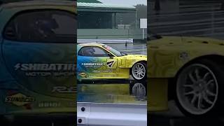 【独占映像】4ローターエンジン音！RE雨宮マツモトキヨシシバタイヤ号！D1開幕直前テスト🏎️💨#4ローター#re雨宮 #d1 #松井有紀夫#ドリフト