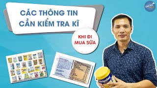 Các thông tin mẹ không thể bỏ qua khi chọn sữa cho con! | DS. Trương Minh Đạt