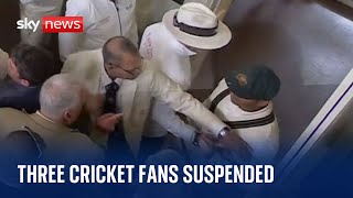 Ashes: Lord's bosses suspend cricket fans after clashes with Australia players