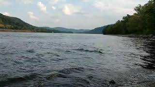 fishing at the ohio rivers pike island locks and dam