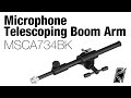 TAMA Microphone Telescoping Boom Arm with Clamp - MSCA734BK