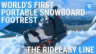 World's First Portable Snowboard Footrest: Ride Easy Line (IGG Vid)