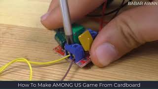 #amongus #MrCreative How To Make AMONG US Game From Cardboard