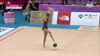 15.06.12_아시아리듬체조선수권 종목별 결승 21_아나스타샤 세르듀코바.볼. SERDYUKOVA Anastasiya. [Ball Final]