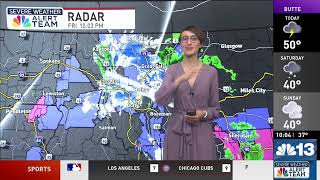 FORECAST: Rain expected to continue into the weekend, scattered snow showers