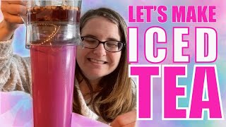 tea I drink in a day - TEA VLOG (iced tea + loosely following recipes + in the garden with tea)