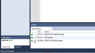 SQL Tutorial 5 Create, Use and Drop Databases