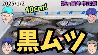 【2025//1/2】城ヶ島沖で黒ムツ！