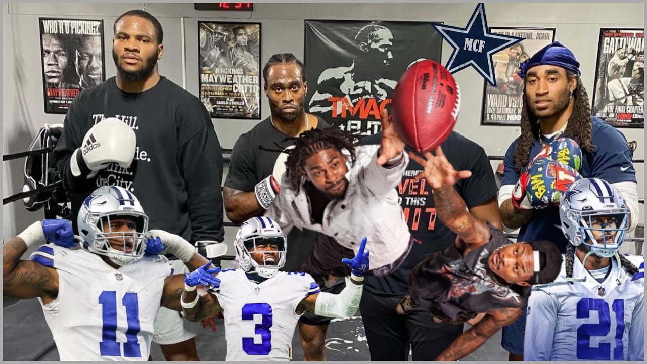 MICAH PARSONS BOXING WITH NEW #COWBOYS DIGGS BROTHERS BATTLE On B-Ball ...