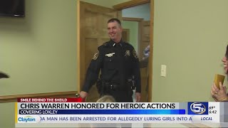 VIDEO: Loxley officer Chris Warren February's Smiles Behind the Shield honoree