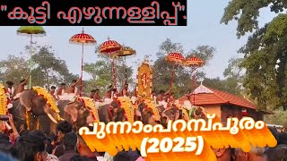 #Punnamparambu pooram (2025)# elephant # #പുന്നാംപറമ്പ് പൂരം #(2025)#കൂട്ടി എഴുന്നള്ളിപ്പ് #.