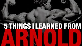 Arnold Schwarzenegger Workout Tips (5 THINGS I LEARNED!)