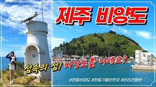 [ 제주 비양도 ] 섬속의 섬 비양도를 아세요?  비양도 2시간만에 둘러보기 ㅣ섬여행 추천 ㅣ한림비양도 여행하기 전에 꼭 보고가세요~ㅣ반려견동반ㅣ자전거투ㅣ제주서쪽여행