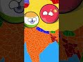 India and China roast battle |  Countries in a Nutshell #countryballs #india #shorts #viral #fy #fyp