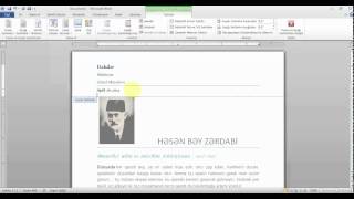 Microsoft Word 2010 - Başlıqlar,sonluqlar, səhifənin nömrələri