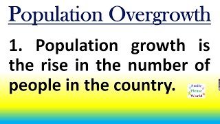 Population Overgrowth 10 lines essay in English | Short essay / paragraphon Population Overgrowth