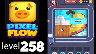 Pixel Flow level 258 very hard Walkthrough Solution