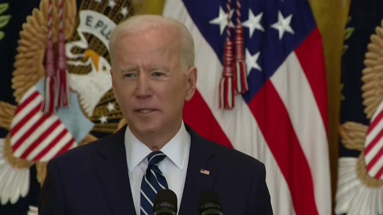 President Biden Holds 1st News Conference Amid Growing Challenges - YouTube