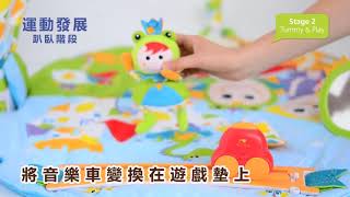 【以色列Yookidoo】 青蛙王子健力遊戲墊