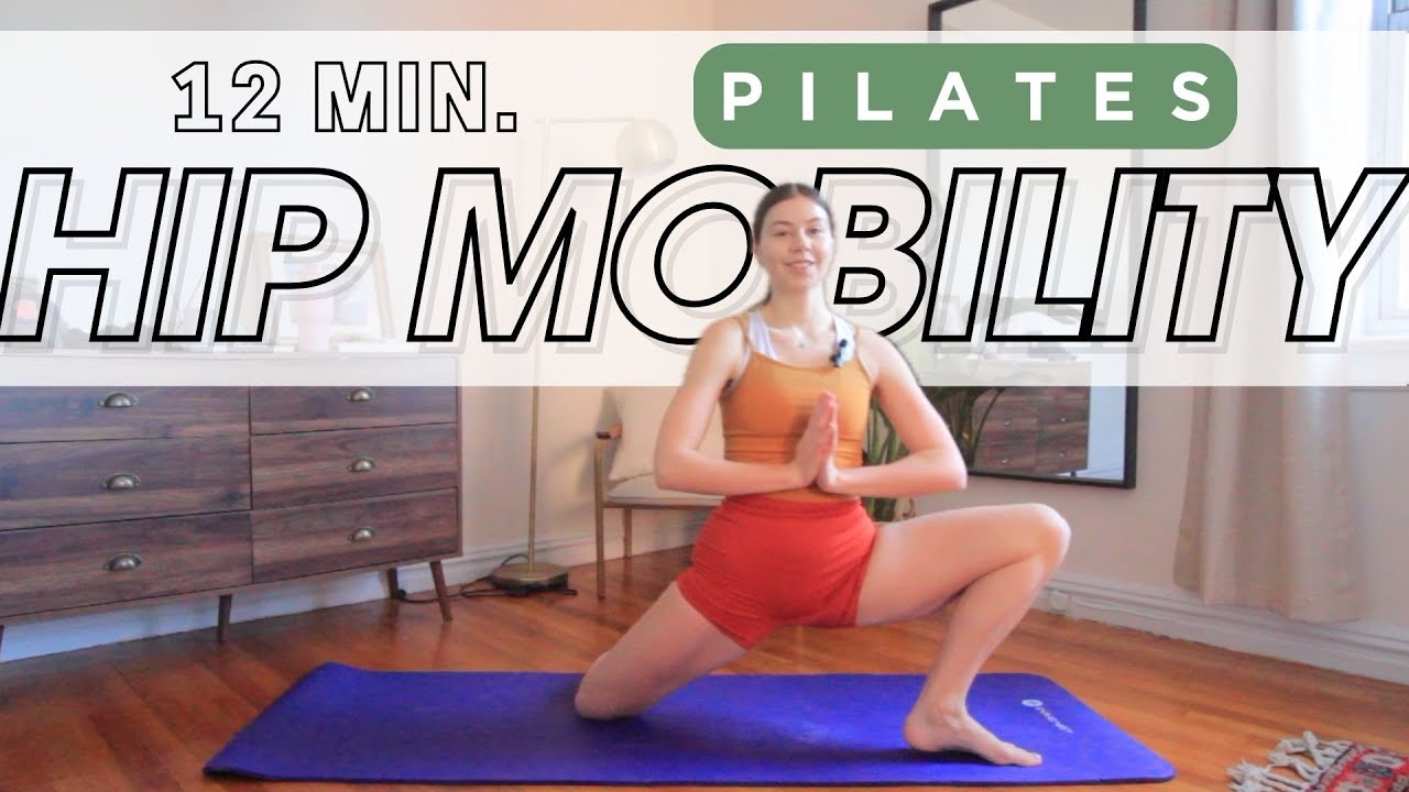 12 Min Hip Mobility Pilates For Beginners No Equipment Youtube