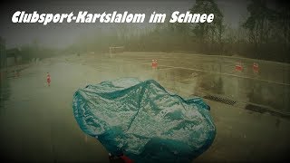 Training im Schnee - Clubsport-Kartslalom CKS