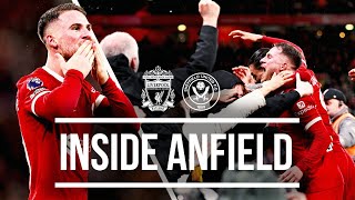 Inside Anfield: BEST view of Anfield win! Liverpool 3-1 Sheffield United