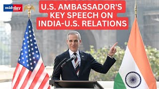 U S  Ambassador Eric Garcetti Speaks on U S  India Defense Partnership in Mumbai