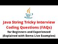 Java String Tricky Interview Coding Questions