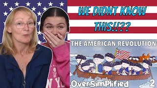 British Mum Reacts to The American Revolution - OverSimplified (Part 2)